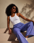 Azure Stripe Pajama Pants