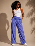 Azure Stripe Pajama Pants