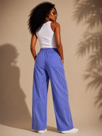 Azure Stripe Pajama Pants