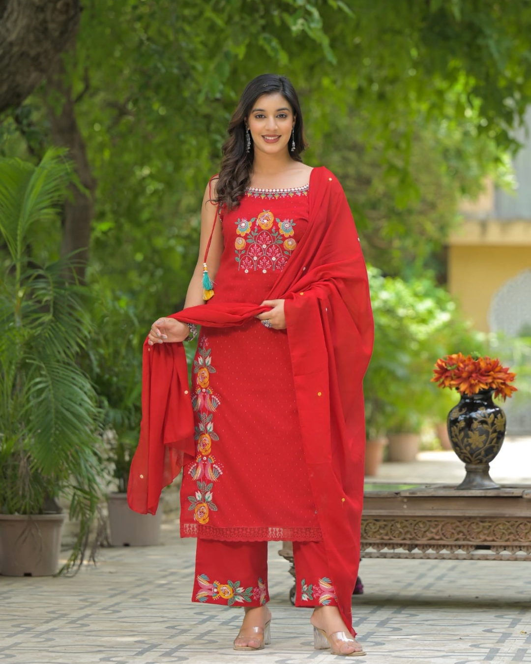 Crimson Heritage Women Suit Set - Classic Comfort